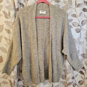 Old Navy Women's Gray Open Front Cardigan